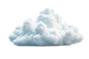 Soft white clouds forming a fluffy formation in the sky png