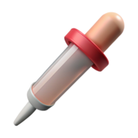 impressive abstract Micropipette Side View Cutout on Transparent Background detailed png
