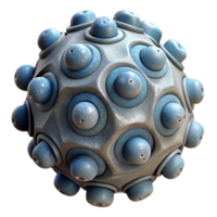 extraordinary abstract Microscopic Nanobot Cluster Side View Isolated Element professional png