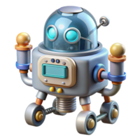 elegant modern Microscopic Nanobot Repair Unit Transparent Background high quality png