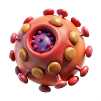 stunning abstract Microscopic View of Nanobots on Blood Cell Cutout png