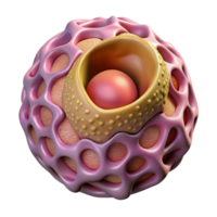 beautiful classic Microscopic View of Cellular Structure Cutout authentic png
