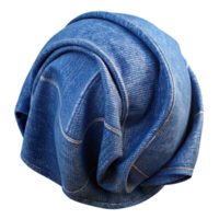 beautiful modern Midnight Blue Denim Fabric Faded Texture Cutout authentic png
