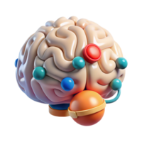 vibrant modern Mind Downloading From Neural Network Transparent Background png