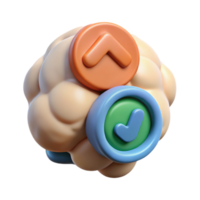 magnificent vintage Mind Upload Complete Symbol with Checkmark Transparent Background original png