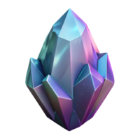 dramatic rustic Mineral Crystal Isolated with Sharp Edges original png