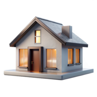 stunning classic Minimalist House Design Front View Transparent Background png