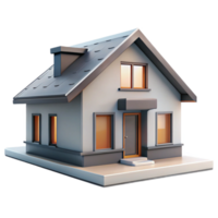 stunning classic Minimalist House Design Front View Transparent Background exclusive png