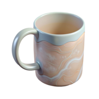 impressive rustic Minimalist Mug with White Handle original png