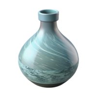 stunning artistic Minimalist Vase with Clear Glass professional png