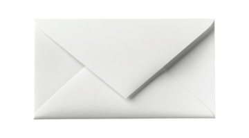 White envelope on transparent background png