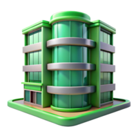 stunning traditional Modern City Building with Vertical Garden Transparent Background genuine png