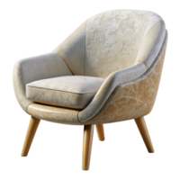 serene rustic Modern Furniture Chair Minimalist Design Transparent Background professional png