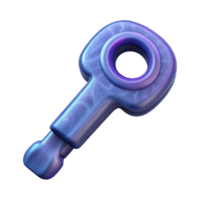 magnificent artistic Modern Key Icon with Intricate Design Isolated Element exclusive png