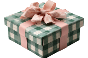 Present wrapped in green and pink for special occasions png