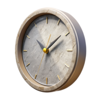 serene modern Modern Wall Clock Minimalist Style Transparent Background high resolution png