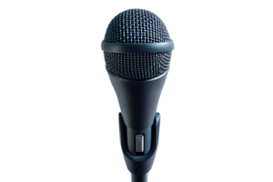High quality microphone with transparent background display png