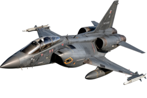Jet soaring with precision in the sky png