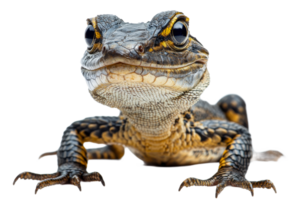Lizard with unique features on a transparent background png