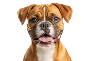 Friendly dog with an engaging expression and clear features png