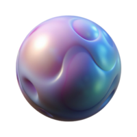 elegant minimalist Multiverse Bubble Isolated with Gradient Effect premium png