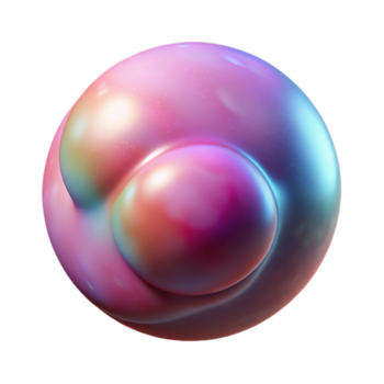 degno di nota rustico multiverso bolla isolato con pendenza effetto alto qualità png