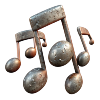 wonderful creative Music Notes Floating Upward Element genuine png