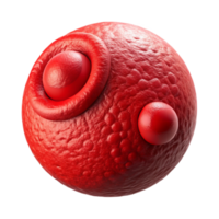 elegant minimalist Nanobot Enhanced Red Blood Cell Isolated authentic png