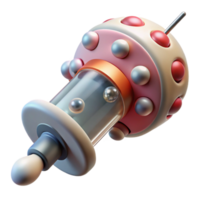 beautiful artistic Nanobot Injection Site Close Up Transparent exclusive png