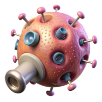 extraordinary minimalist Nanobot Injection Microscopic View Cutout original png