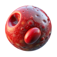 serene abstract Nanotech Blood Cell Analysis Transparent Background authentic png