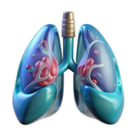 wonderful abstract Nanotech Enhanced Respiratory System Transparent original png