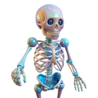 extraordinary creative Nanotech Enhanced Skeletal System Transparent Background detailed png