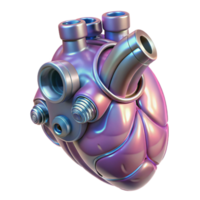 elegant traditional Nanotech Powered Artificial Heart Transparent high quality png