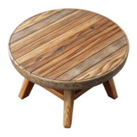 stunning creative Natural Wood Table Top View Isolated Cutout authentic png