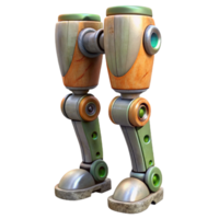 vibrant abstract Nature Mimicking Robot Leg Isolated Element high resolution png
