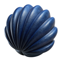 serene modern Navy Blue Artificial Gill Isolated Element high resolution png