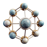 extraordinary rustic Network of Connected Nodes Representing Ai Transparent Background png