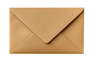 A plain brown envelope featuring a classic flap design png