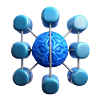 magnificent abstract Neural Network Diagram Blue Light Transparent Background genuine png