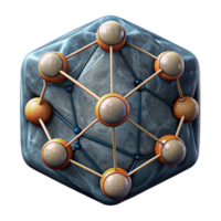 vibrant traditional Neural Network Diagram Dark Background Transparent Background png