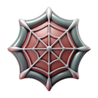 serene vintage Neural Web Icon Spiderweb Design Isolated png