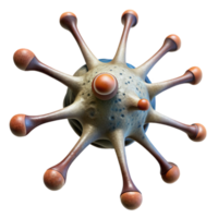 impressive vintage Neuron Cluster Microscopic View Isolated professional png