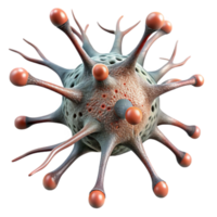 magnificent traditional Neuron Cluster Microscopic View Isolated original png