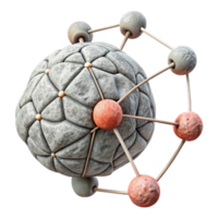 extraordinary abstract Neuron Network Connecting to Digital World Isolated authentic png