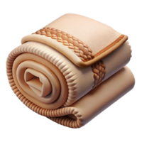 impressive artistic Neutral Tone Blanket Folded Neatly Cutout high resolution png