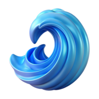 extraordinary rustic Ocean Blue Abstract Wave Isolated Element genuine png