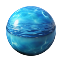 impressive rustic Ocean Blue Water Reflection Transparent Background png