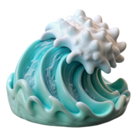impressive rustic Ocean Waves Crashing Isolated White Foam original png