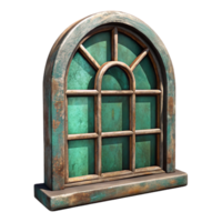 extraordinary modern Old Window Frame Picture Frame Cutout with Distressed Paint high resolution png